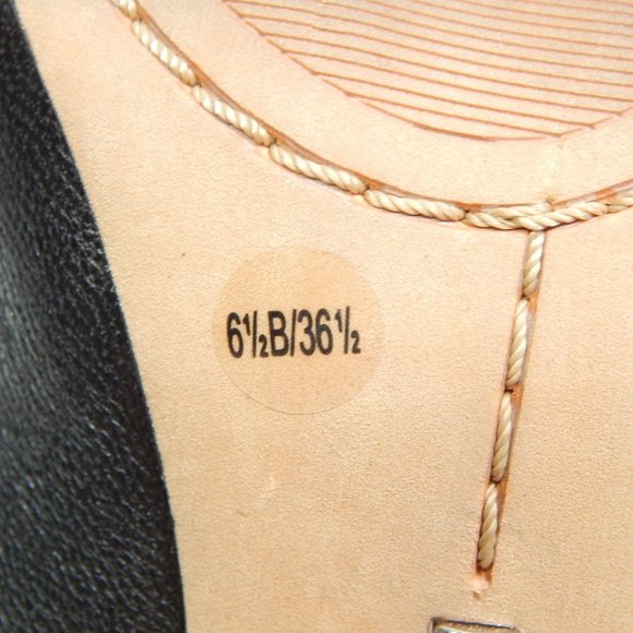 Vince Camuto Womens Black Open Toe Stilettos With Spikes Size 6.5B - Picture 10 of 12